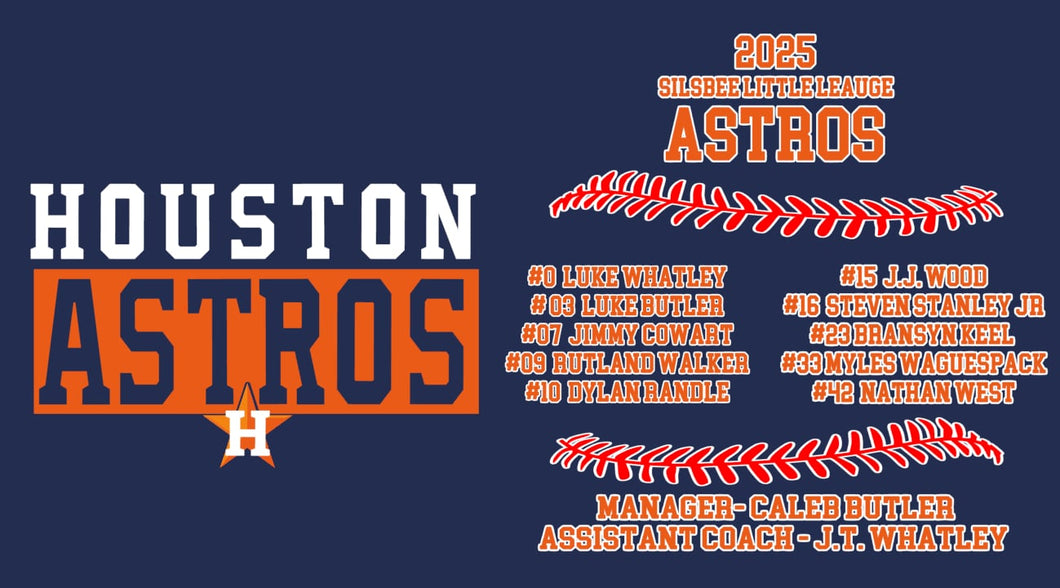 Astros 2025 SLL shirt