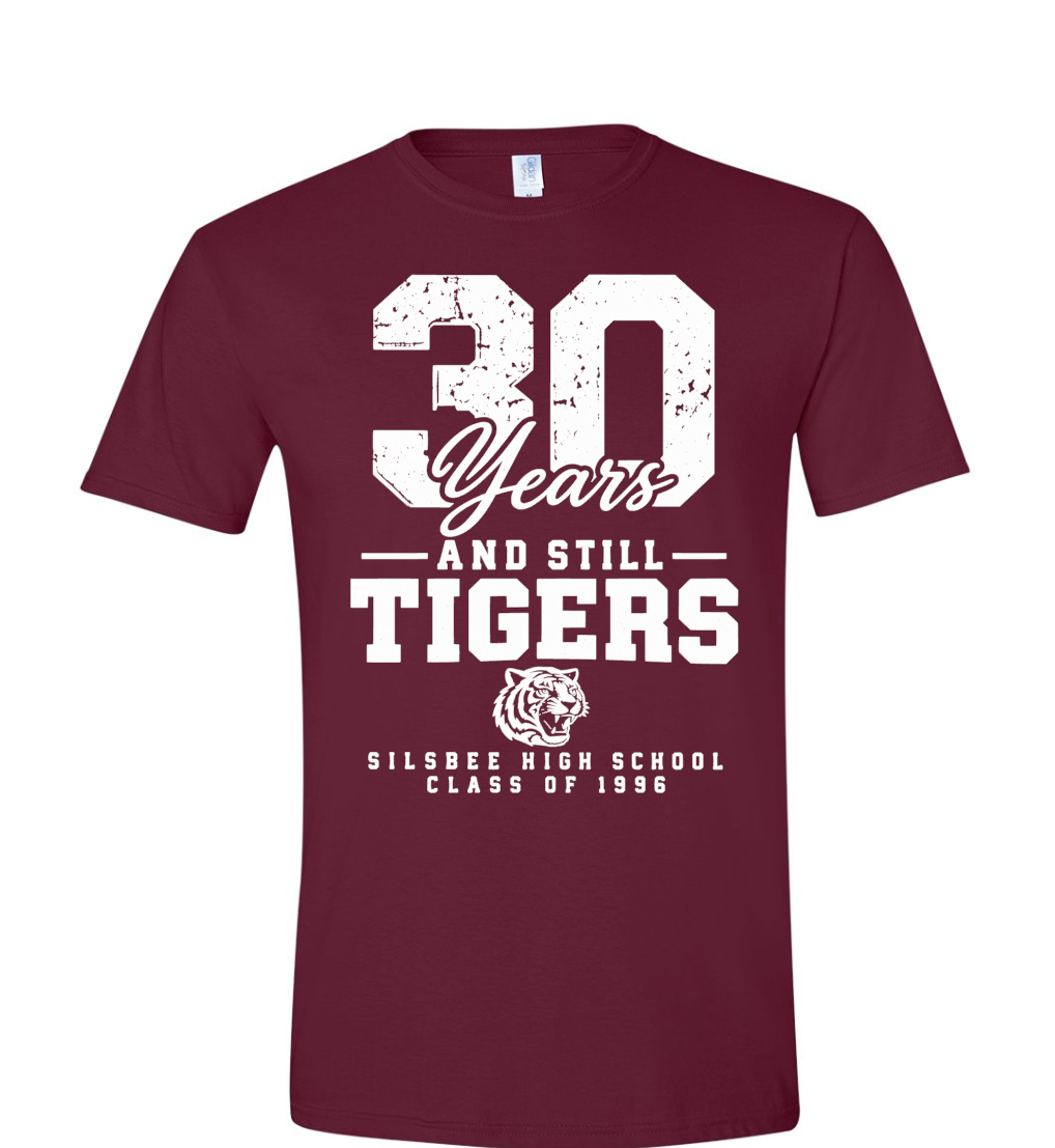Class of 1996 reunion 30th reunion shirt
