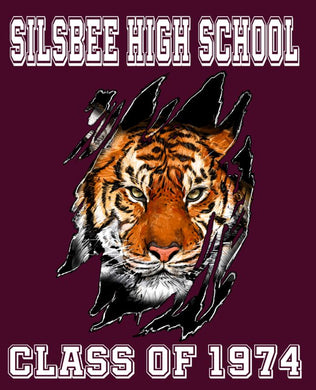 Silsbee High School class of 1974 reunion shirt