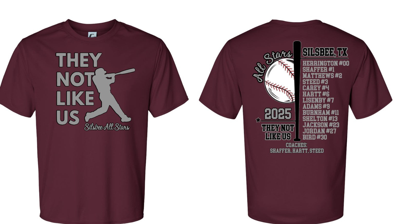 Silsbee All Stars Baseball shirt