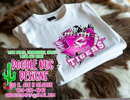 Silsbee Tigers Pink out Texas Design