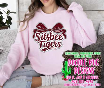 Silsbee Tigers Design on Pink