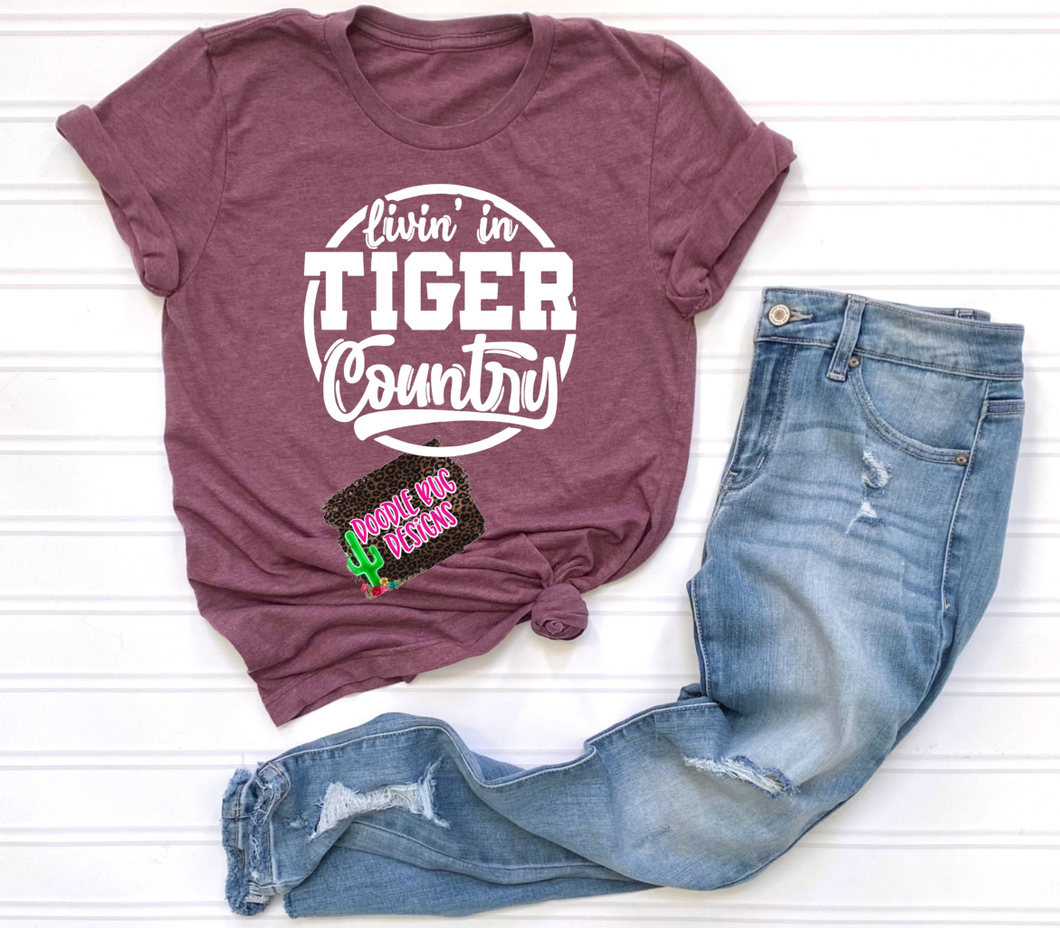 Living in Tiger country soft shirt