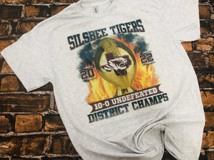 Silsbee Tigers playoff tee - Ash gray